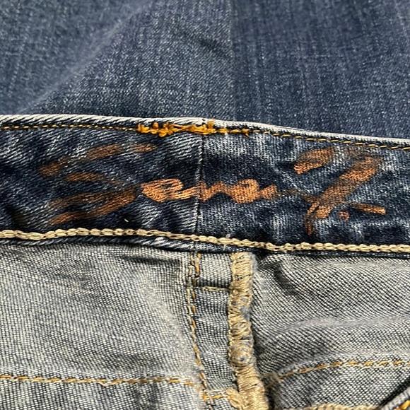 Seven7 Contrast Stitching Boot Cut Jeans - Picture 7 of 9